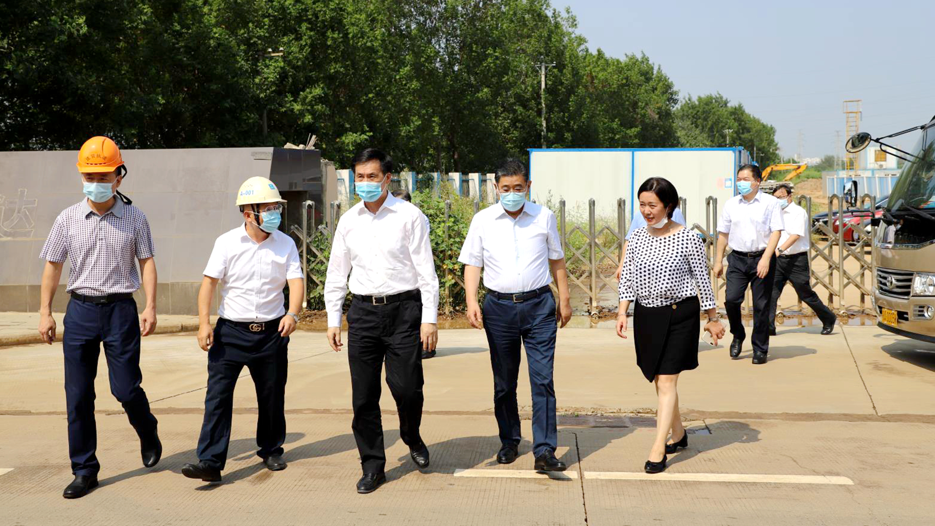 市政协领导调研沌口六村综合改造项目